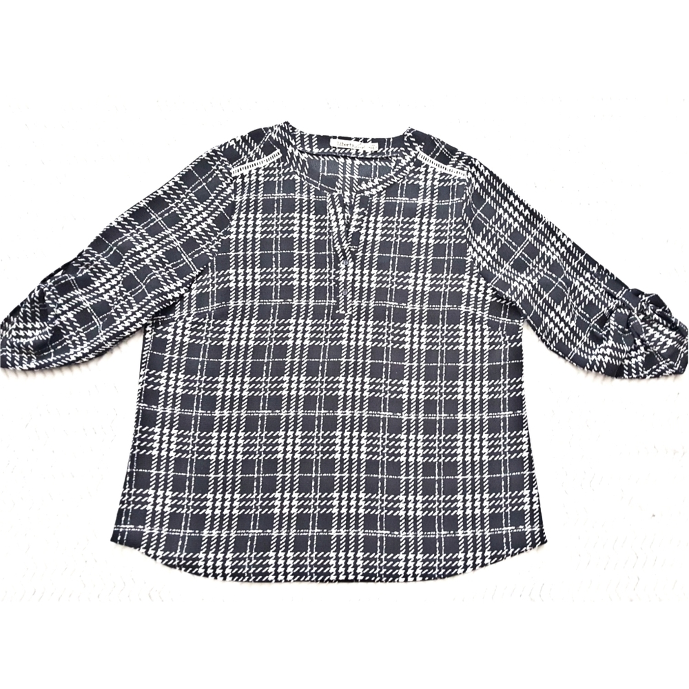 Liberty Love Ladder Shoulder Trim Henley